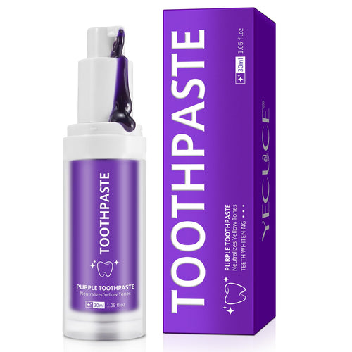 Purple Color-Correcting Teeth Whitening Toothpaste